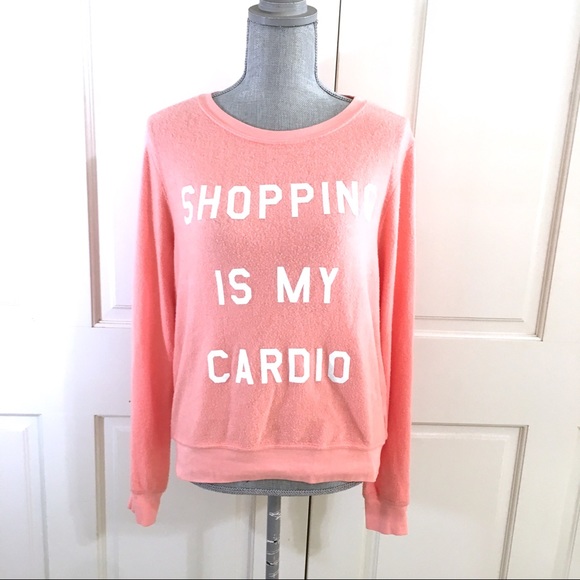 Wildfox Coral Shopping is my Cardio Jumper - Picture 2 of 5